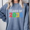 Class Of 2036 Grow With Me Graduation First Day Of School Comfort Colors Sweatshirt Blue Jean