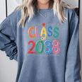 Class Of 2038 Pre K Graduate Preschool Graduation Comfort Colors Sweatshirt Blue Jean