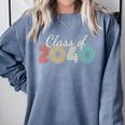 Class Of 2040 Senior Graduate 2040 Graduation Comfort Colors Sweatshirt Blue Jean