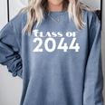 Class Of 2044 Graduate School Graduation Class Comfort Colors Sweatshirt Blue Jean