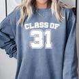 Class Of 31 2031 School Tee Shirt Graduation Class Party Comfort Colors Sweatshirt Blue Jean