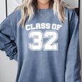 Class Of 32 2032 School Tee Shirt Graduation Class Party Comfort Colors Sweatshirt Blue Jean