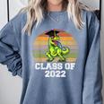 Class Of Dinosaur Apparel 2022 Graduation Graduate Dino Boy Comfort Colors Sweatshirt Blue Jean