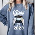 Class Of Gamer 2023 Shirt Graduation Game Boy Graduate Comfort Colors Sweatshirt Blue Jean