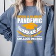 College Degree 2022 Graduation Graduate Comfort Colors Sweatshirt Blue Jean