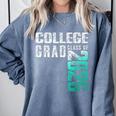 College Grad Class Of 2026 Graduation Comfort Colors Sweatshirt Blue Jean