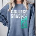 College Grad Class Of 2029 Graduation Comfort Colors Sweatshirt Blue Jean