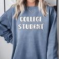 College Humor College Graduation Party Shirts Supplies Men Comfort Colors Sweatshirt Blue Jean