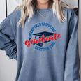 College University School Graduation Debt Loan Comfort Colors Sweatshirt Blue Jean