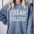 Crazy Antisocial FREAK COLLEGE Introvert Don't Call Me Comfort Colors Sweatshirt Blue Jean Crazy Antisocial FREAK COLLEGE Introvert Don't Call Me Comfort Colors Sweatshirt Blue Jean