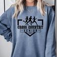 Cross Country Senior Night Senior 2025 Graduation Party 40 Comfort Colors Sweatshirt Blue Jean