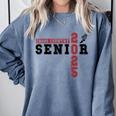 Cross Country Senior Night Senior 2025 Graduation Party 46 Comfort Colors Sweatshirt Blue Jean