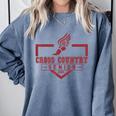 Cross Country Senior Night Senior 2025 Graduation Party 47 Comfort Colors Sweatshirt Blue Jean