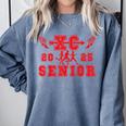 Cross Country Senior Night Senior 2025 Graduation Party 5 Comfort Colors Sweatshirt Blue Jean