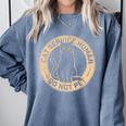 Cute Introvert Cat Service Human Do Not Pet Cat Joke Comfort Colors Sweatshirt Blue Jean Cute Introvert Cat Service Human Do Not Pet Cat Joke Comfort Colors Sweatshirt Blue Jean