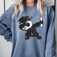 Dabbing Panda Bear Graduation Senior 2019 Shirt Comfort Colors Sweatshirt Blue Jean
