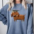 Dachshund Graduation 2018 Dog Graduation Shirt For Men Women Kids Comfort Colors Sweatshirt Blue Jean
