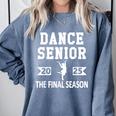 Dance Team Senior 2025 Dance Senior Night Graduation Party Comfort Colors Sweatshirt Blue Jean