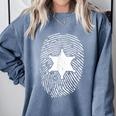 Deputy Sheriff DNA Sheriff Graduation 6 Star Badge Comfort Colors Sweatshirt Blue Jean