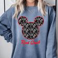 Disney Graduation Rad Grad Comfort Colors Sweatshirt Blue Jean