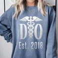 Doctor Graduation Shirt Tshirt Tee For Medical Students DO Comfort Colors Sweatshirt Blue Jean
