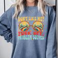 Don't Like Me Antisocial Introvert & Anti Social Comfort Colors Sweatshirt Blue Jean Don't Like Me Antisocial Introvert & Anti Social Comfort Colors Sweatshirt Blue Jean