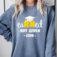 Earned Not Given Shirt RN Nurses Graduation 2019 Her Comfort Colors Sweatshirt Blue Jean