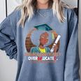 EdD Black Girls Doctor Of Education Graduation Black Women Comfort Colors Sweatshirt Blue Jean