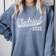 Electrical Engineer Graduation 2025 Comfort Colors Sweatshirt Blue Jean