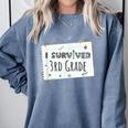 Elementary School Graduation Shirt Graduate Grad Comfort Colors Sweatshirt Blue Jean