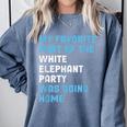 Elephant Party For Introvert Going Comfort Colors Sweatshirt Blue Jean Elephant Party For Introvert Going Comfort Colors Sweatshirt Blue Jean