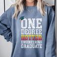 Engineering Graduation Tshirt One Degree Hotter Comfort Colors Sweatshirt Blue Jean