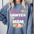 My Favorite Lawyer Calls Me Mom Graduation Comfort Colors Sweatshirt Blue Jean