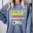 Fifth Grade Graduation Video Game Shirt Comfort Colors Sweatshirt Blue Jean