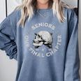 Our Final Chapter Seniors 2026 Graduation Comfort Colors Sweatshirt Blue Jean