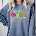 First 1st Grade 2018 Nailed It Graduation Shirt Comfort Colors Sweatshirt Blue Jean