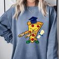 Flossing Pizza Dairy OIT For Dairy OIT Graduation Comfort Colors Sweatshirt Blue Jean