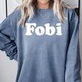 Fobi Introvert Comfort Colors Sweatshirt Blue Jean Fobi Introvert Comfort Colors Sweatshirt Blue Jean