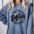 Forget The Grad Mom Survived Class Of 2025 Graduation 2025 Comfort Colors Sweatshirt Blue Jean