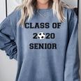 FUN CLASS OF 2020 SENIOR SOCCER GRADUATION GIFT SHIRT Comfort Colors Sweatshirt Blue Jean