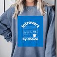 Fun For Introverts Comfort Colors Sweatshirt Blue Jean Fun For Introverts Comfort Colors Sweatshirt Blue Jean