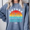 Future Audiologist Cool Audiology Student Graduation Comfort Colors Sweatshirt Blue Jean