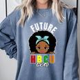 Future HBCU Grad Girl Graduation Historically College Comfort Colors Sweatshirt Blue Jean