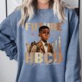 Future HBCU Grad History Boy Kids Graduation HBCU Comfort Colors Sweatshirt Blue Jean