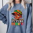 Future HBCU Grad History Boys Kids Graduation HBCU Comfort Colors Sweatshirt Blue Jean