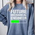 Future Mechanical Engineer Cool Graduation Comfort Colors Sweatshirt Blue Jean