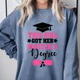 This Girl Got Her Masters Degree Graduation Mastered It 2024 Comfort Colors Sweatshirt Blue Jean