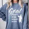 Goal Digger Diploma Master s Bachelor s Master Graduation Comfort Colors Sweatshirt Blue Jean