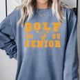 Golf Senior Night Golf Senior 2025 Graduation 14 Comfort Colors Sweatshirt Blue Jean