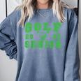 Golf Senior Night Golf Senior 2025 Graduation 32 Comfort Colors Sweatshirt Blue Jean